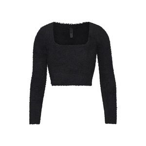 SKIMS Cozy Knit Scoop Neck Crop Top